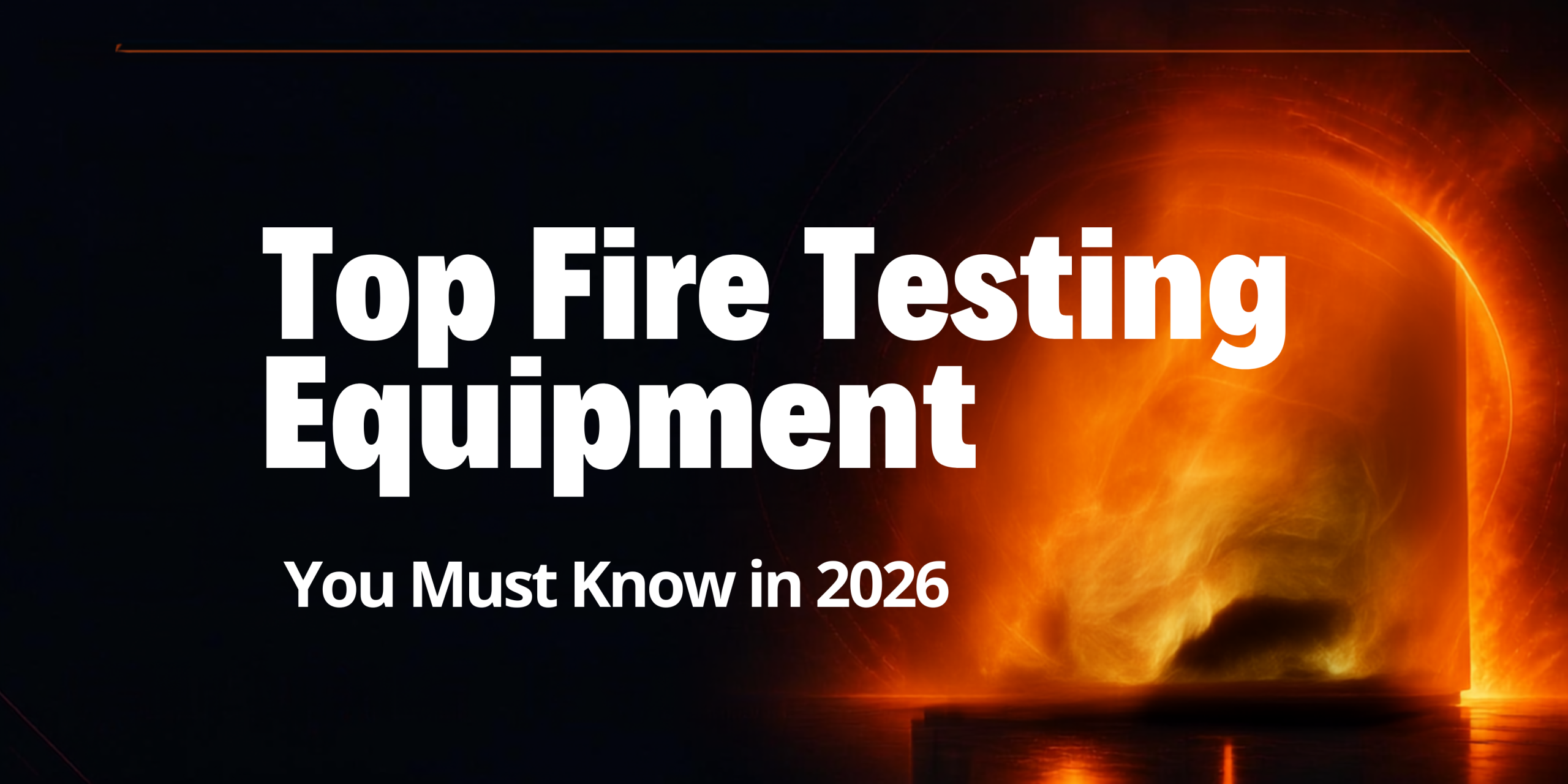 Top Fire Testing Equipment You Must Know in 2026